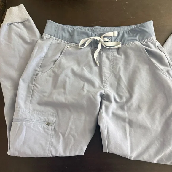 Figs Scrub Pants Limited Edition Vapor Blue size S - Picture 2 of 4